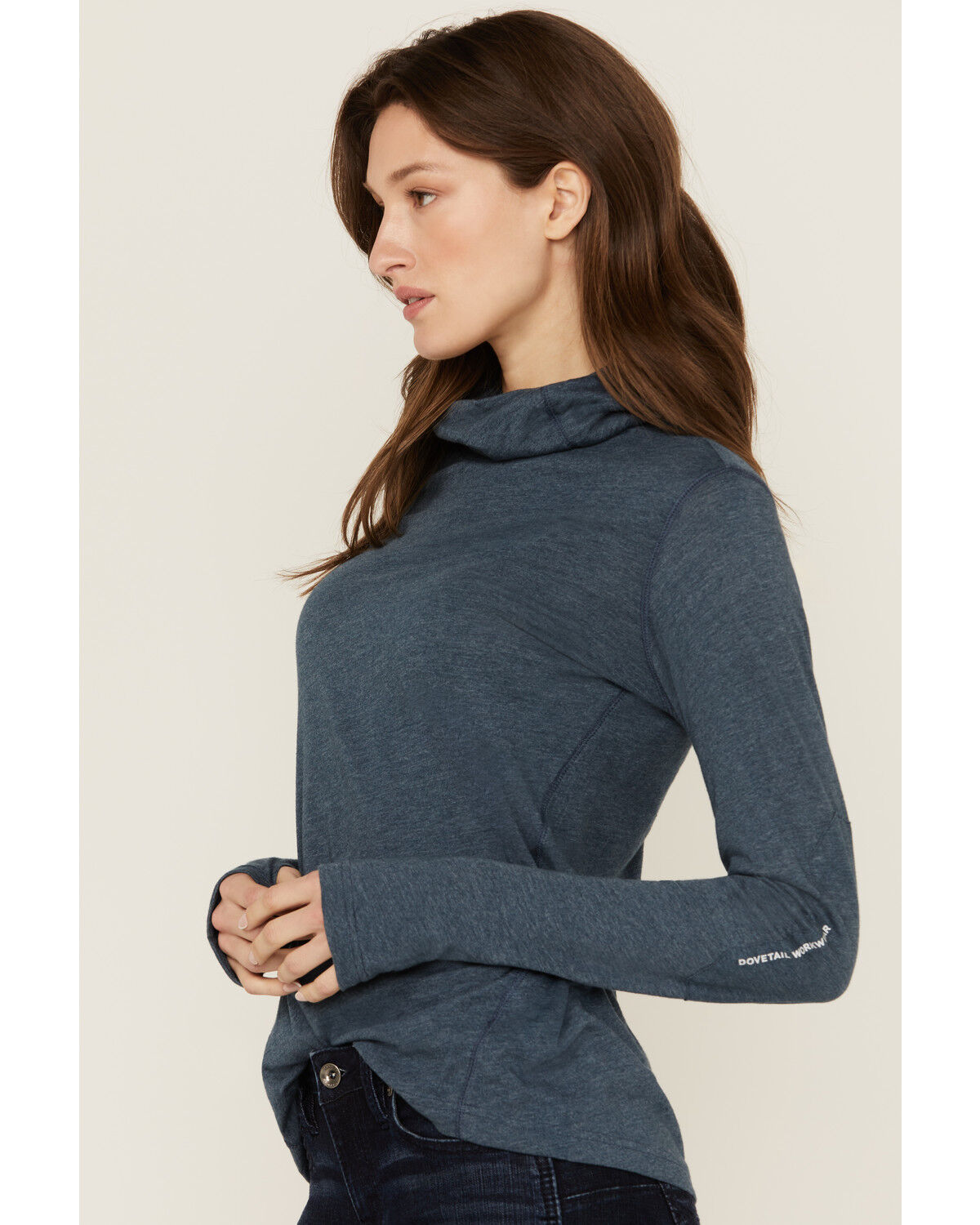 Image #2 - Dovetail Workwear Women's Sunbreaker Hoodie, Light Blue, hi-res