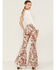 Image #3 - Free People Women's Barcelona Combo Print Float On Flare Jeans, Multi, hi-res