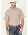Image #1 - RANK 45® Men's Buckaloo Print Short Sleeve Button-Down Stretch Western Shirt, Multi, hi-res