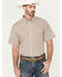 Image #1 - RANK 45® Men's Buckaloo Print Short Sleeve Button-Down Stretch Western Shirt , Multi, hi-res
