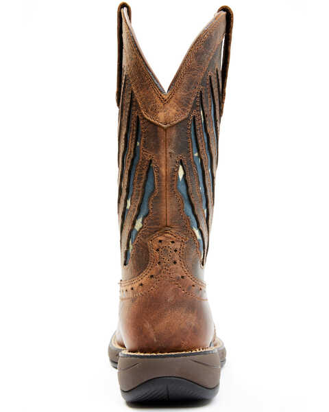 Image #5 - Shyanne Women's Xero Gravity Lite Flag Western Performance Boots - Broad Square Toe, Brown, hi-res