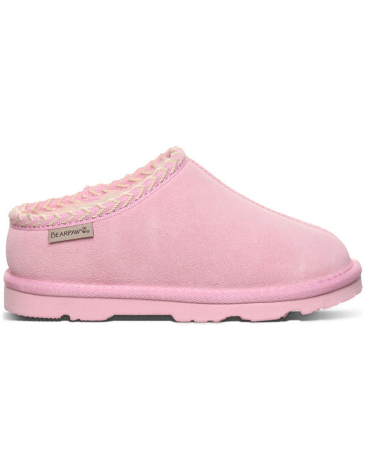 Image #2 - Bearpaw Girls' Tabitha Slippers, Pink, hi-res