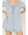 Image #3 - Free People Women's Daisy Denim Babydoll Romper, Blue, hi-res