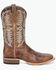 Image #2 - Circle G Men's Western Boots - Broad Square Toe, Tan, hi-res