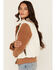 Image #2 - Stoosh Women's Sherpa Jacket, Camel, hi-res