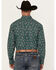 Image #4 - George Strait by Wrangler Men's Paisley Print Long Sleeve Button-Down Stretch Western Shirt, Black, hi-res