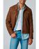 Image #2 - Mauritius Leather Men's Geoff Leather Jacket, Camel, hi-res