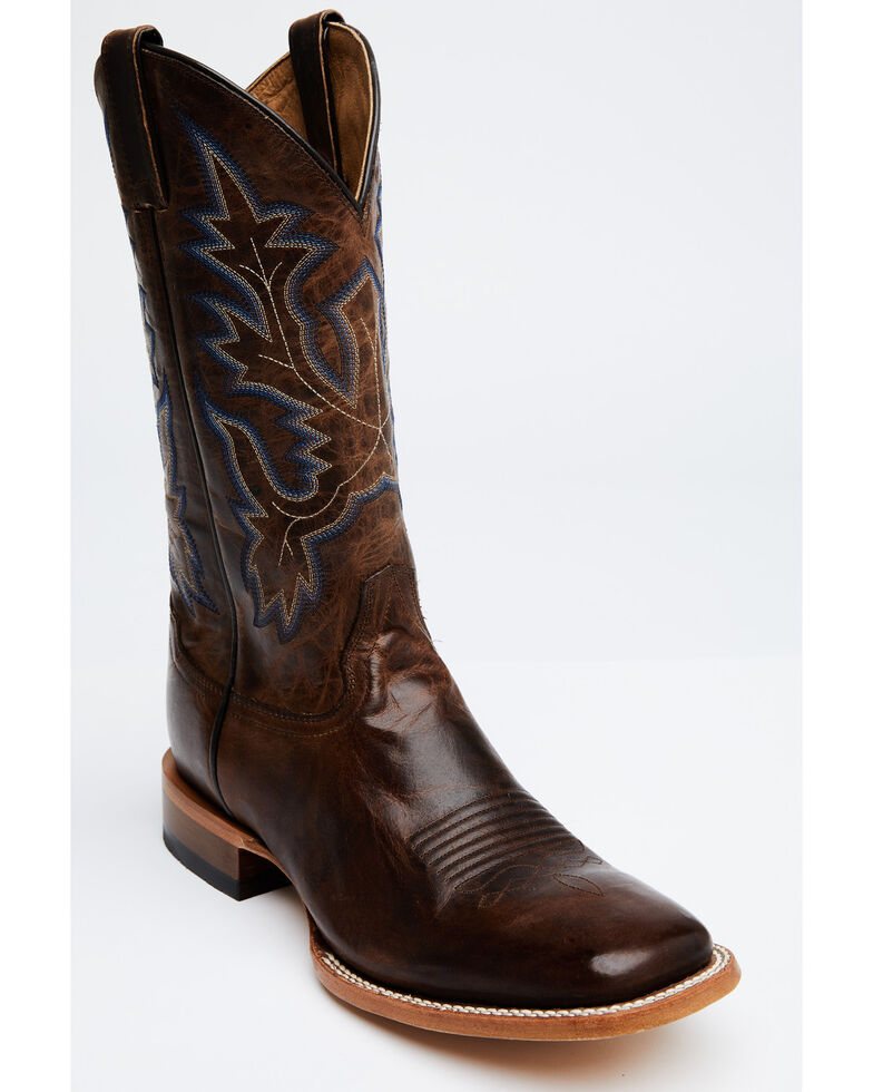 Cody James Men's Duval Western Boots - Wide Square Toe, Brown, hi-res