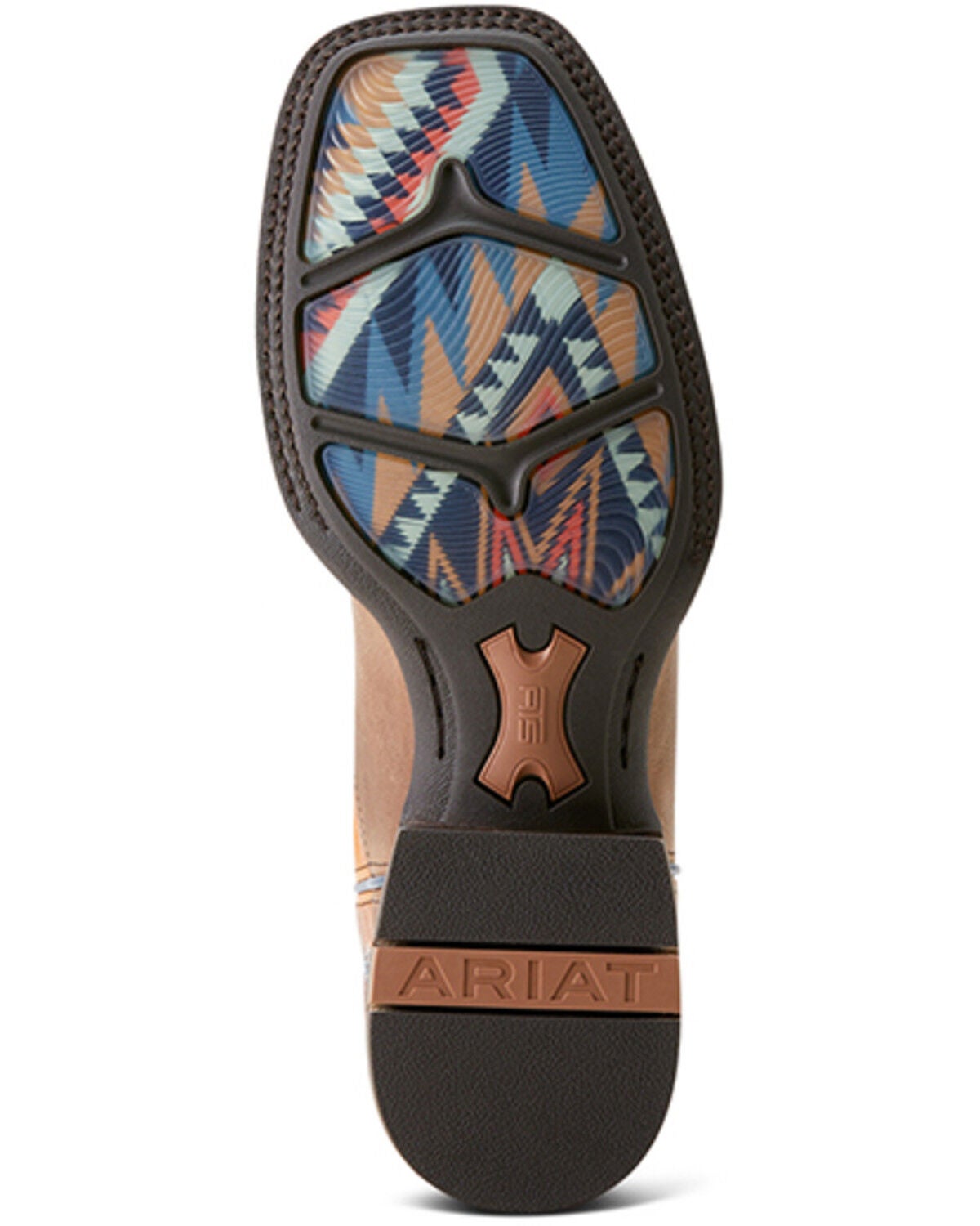 Image #5 - Ariat Men's Hudson Performance Western Boots - Broad Square Toe, Beige, hi-res