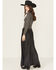 Image #3 - Ariat Women's Athena Midi Skirt, Black, hi-res