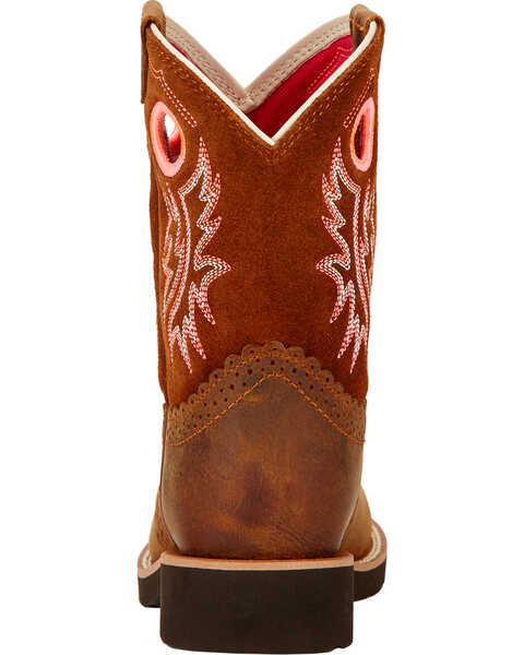 Image #5 - Ariat Girls' Fatbaby Powder Brown Western Boots - Round Toe, Brown, hi-res