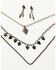 Image #1 - Shyanne Women's Enchanted Forest Diamond Chain Jewelry Set - 2 Piece, Pewter, hi-res