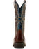 Image #3 - Ariat Men's Hustler Tall Western Boots - Square Toe, Brown, hi-res
