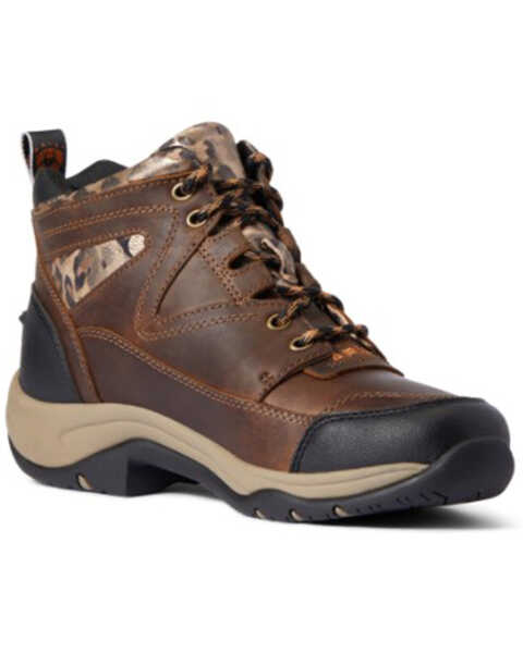 Ariat Women's Cheetah Terrain Hiking Boots - Soft Toe, Brown, hi-res