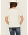 Image #4 - Self Esteem Girls' Howdy Sequin Short Sleeve Graphic Tee, Oatmeal, hi-res