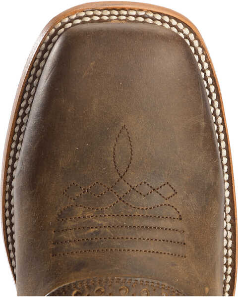 Image #6 - Cody James Men's Saddle Vamp Western Boots - Broad Square Toe, Brown, hi-res