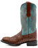 Image #3 - Ferrini Men's Caiman Print Performance Western Boots - Broad Square Toe , Rust Copper, hi-res