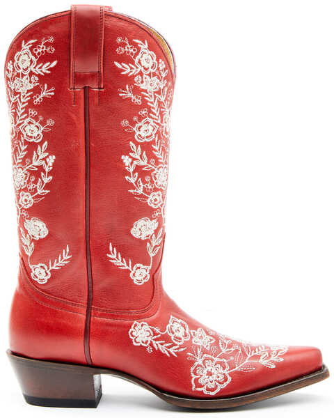 Image #2 - Shyanne Women's Willa Western Boots - Snip Toe, Red, hi-res