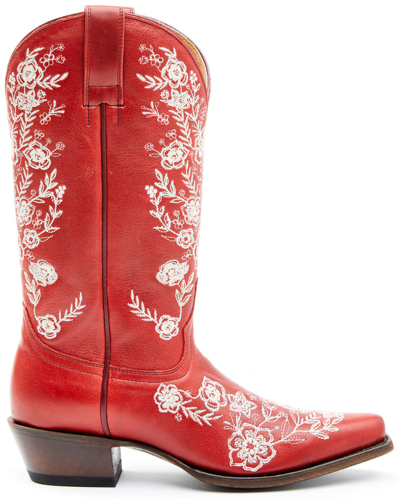 Shyanne Women's Willa Western Boots - Snip Toe, Red, hi-res