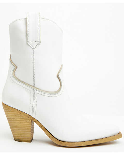 Image #2 - Golo Women's Silverado Western Boots - Snip Toe, White, hi-res