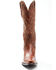 Image #4 - Dan Post Women's Chestnut Western Boots - Snip Toe, , hi-res