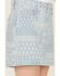 Image #2 - Wrangler Girls' Bandana Print Denim Skirt, Blue, hi-res