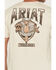 Image #4 - Ariat Men's Boot Barn Exclusive Trophy Room Short Sleeve Graphic T-Shirt, Natural, hi-res