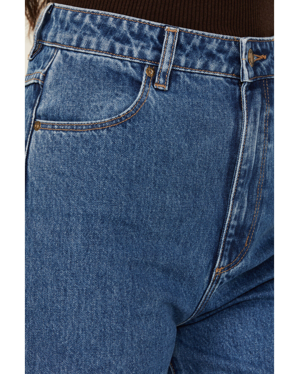 Image #2 - Rolla's Women's Medium Wash High Rise Wide Leg Sailor Jeans, Medium Wash, hi-res