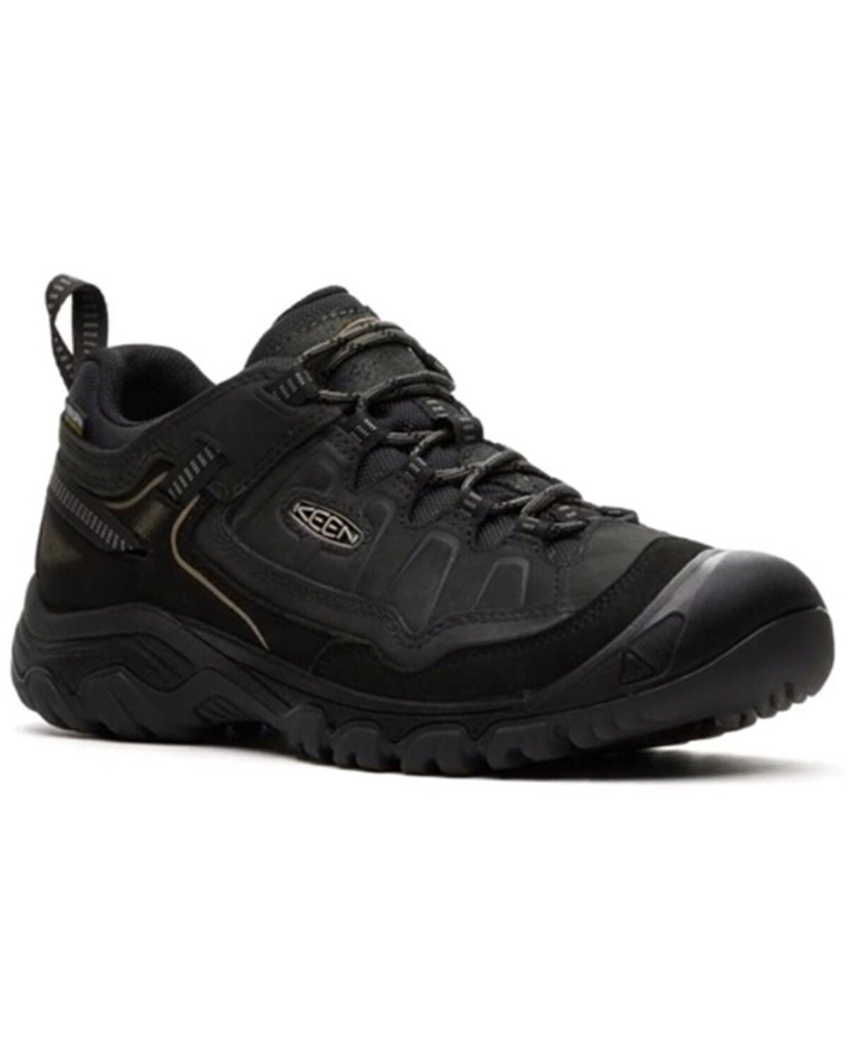 Keen Men's Targhee IV Waterproof Hiking Shoes - Soft Toe, Black, hi-res