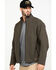 Ariat Men's Rebar Stretch Canvas Softshell Work Jacket , Loden, hi-res