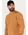 Image #3 - Ariat Men's FR Work Hard Live Free Long Sleeve T-Shirt, Brown, hi-res