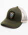 Image #1 - Moonshine Spirit Men's Skull Guitar Pick Logo Embroidered Patch Mesh Back Ball Cap, Olive, hi-res