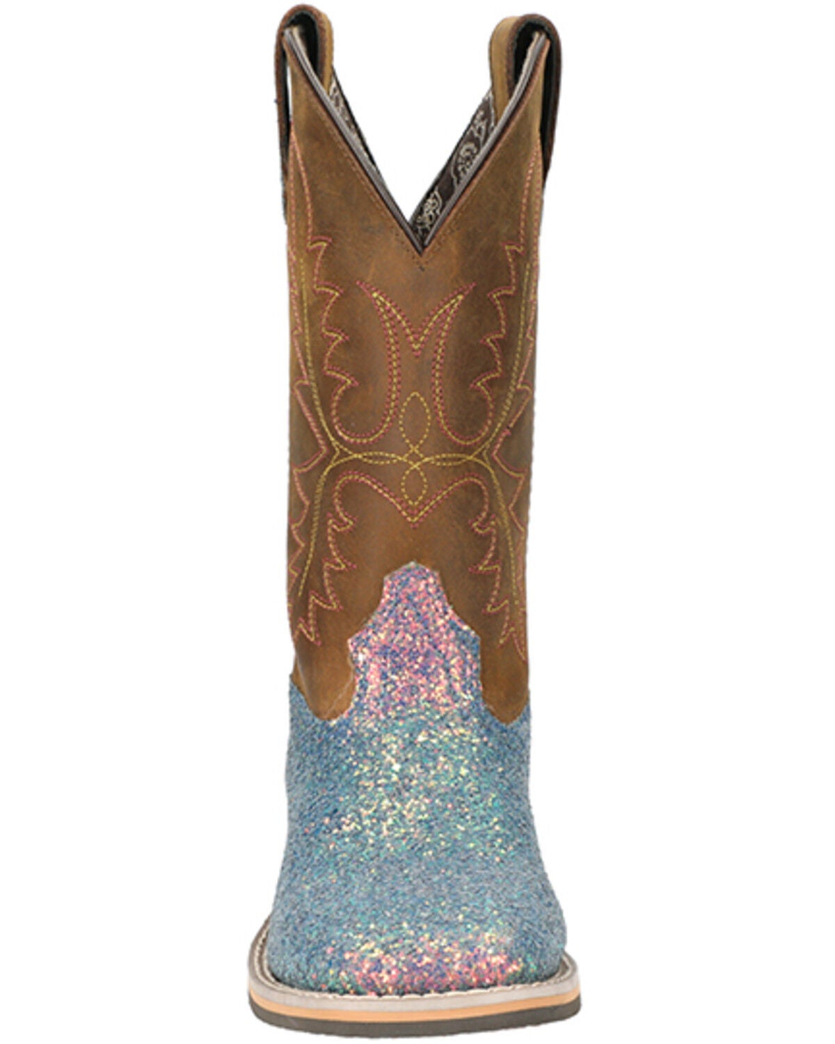 Image #3 - Smoky Mountain Women's Las Vegas Western Performance Boots - Broad Square Toe, Multi, hi-res