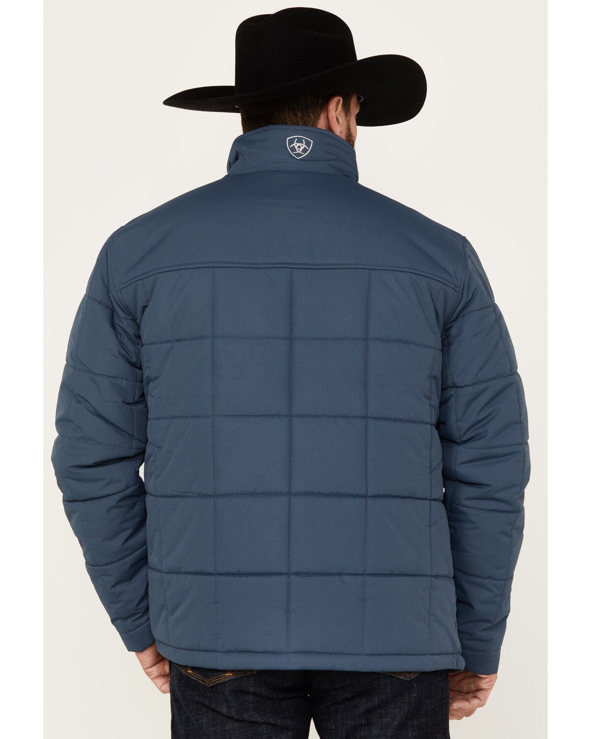 Image #4 - Ariat Men's Crius Insulated Heavy Jacket, Steel Blue, hi-res