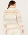 Cleo + Wolf Women's Jacquard 1/4 Zip Pullover , Sand, hi-res