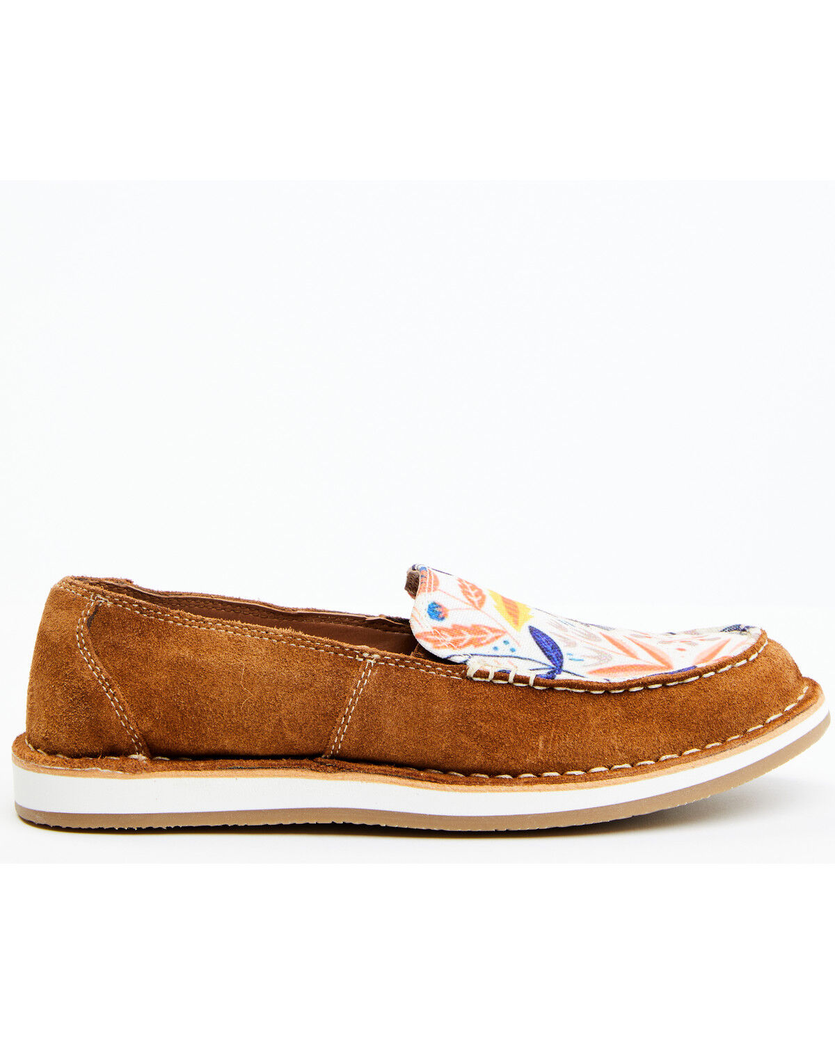 Image #2 - Myra Bag Women's Hazel Print Slip-On Casual Sneaker - Moc Toe, Lt Brown, hi-res
