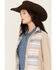 Image #2 - Hooey Women's Serape Striped Softshell Jacket , Lavender, hi-res