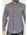 Image #3 - Resistol Men's Northway Checkered Print Long Sleeve Button-Down Western Shirt, Navy, hi-res