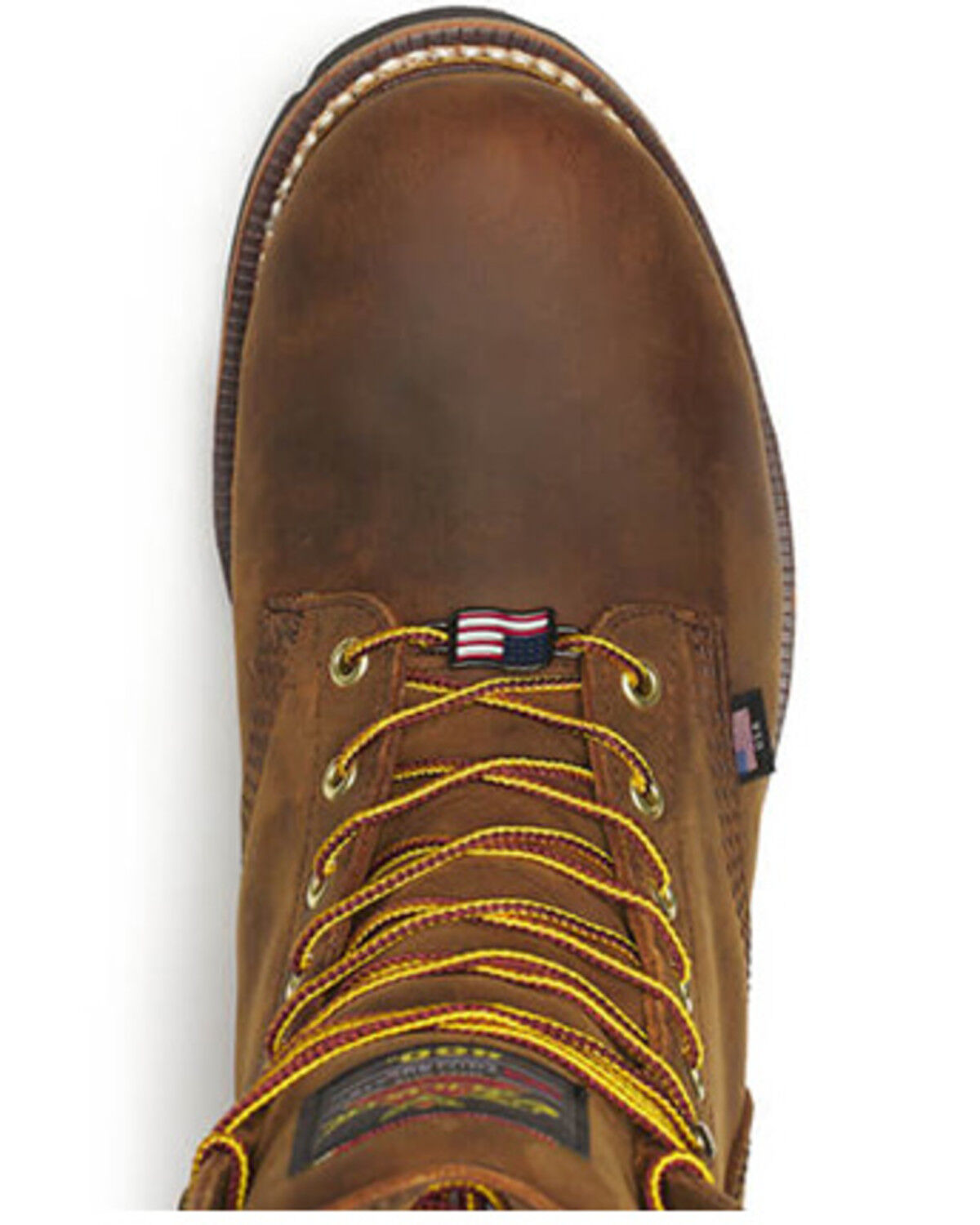 Image #4 - Thorogood Men's Logger Series 9" Crazy Horse Waterproof Insulated Made In The USA Work Boots - Soft Toe, Brown, hi-res