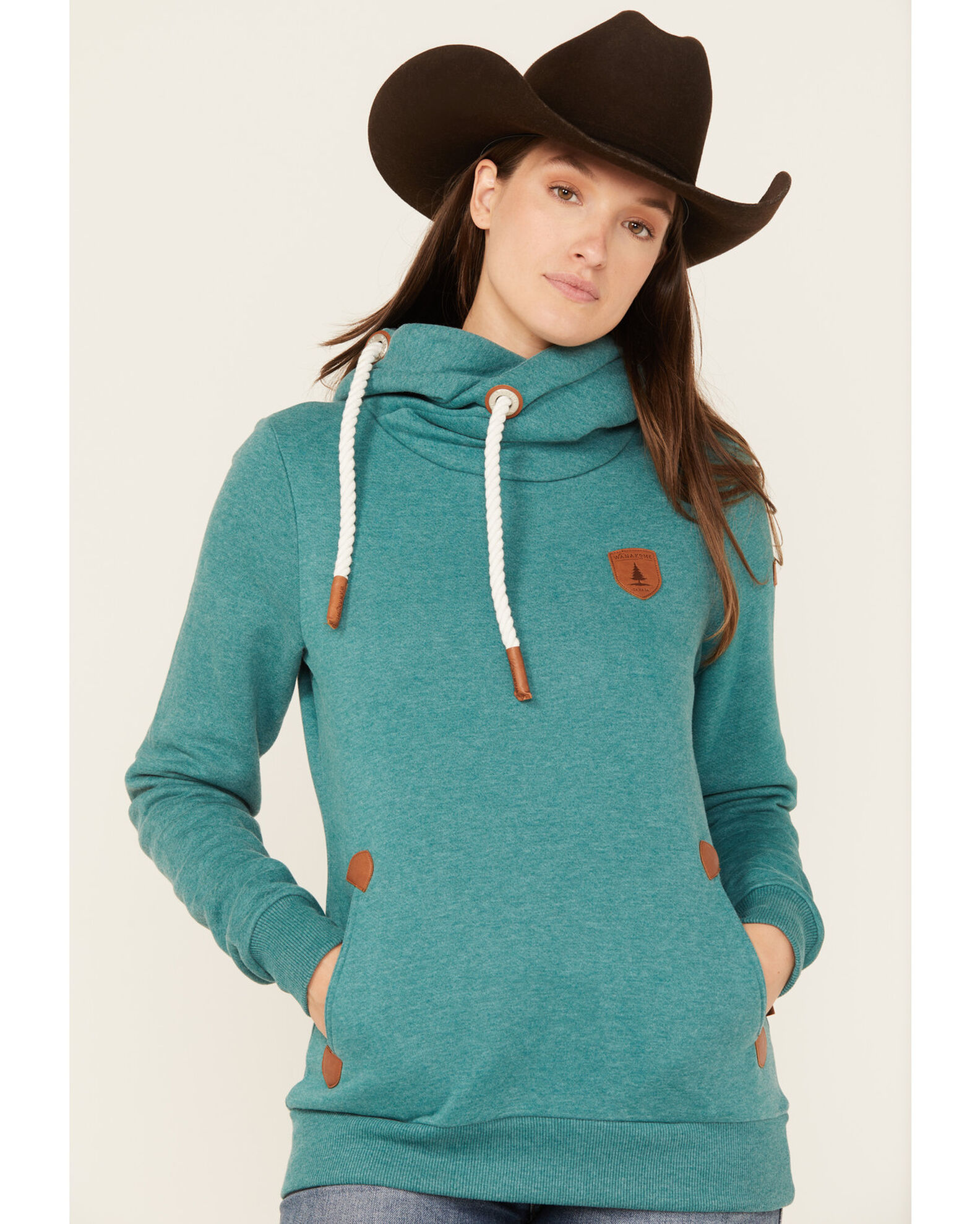 Wanakome Women s Artemis Cowl Neck Hoodie Country Outfitter