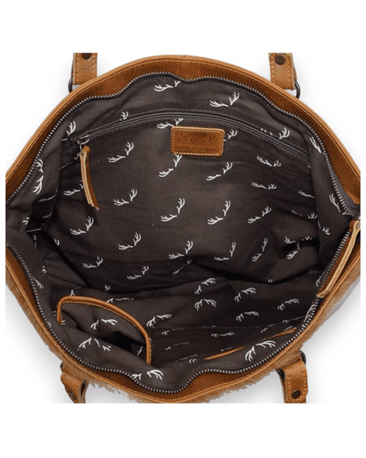 Image #3 - Ranch Junkie Women's Highlands Genuine Cowhide Large Tote, Multi, hi-res