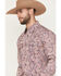 Image #2 - Moonshine Spirit Men's Opre Paisley Print Long Sleeve Snap Western Shirt, Purple, hi-res