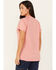 Image #4 - Ariat Women's Rebar Heat Fighter Short Sleeve Work Shirt, Dark Pink, hi-res