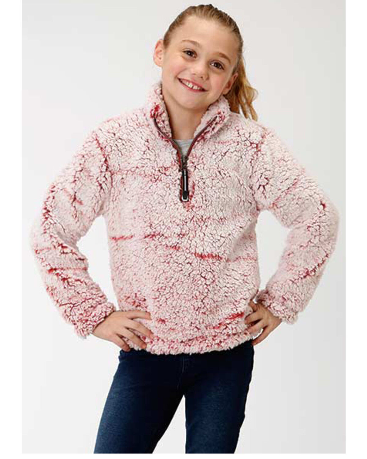 fuzzy fleece sweatshirt