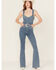 Image #2 - Show Me Your Mumu Women's Venetian Rhinestone Jumpsuit, Blue, hi-res
