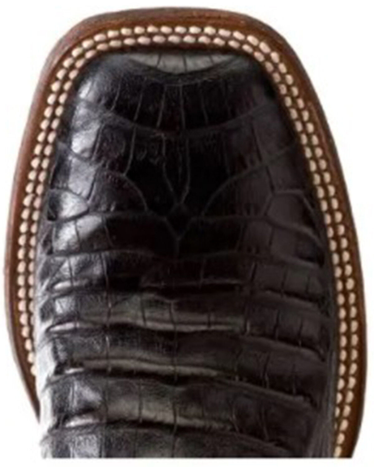 Image #6 - Macie Bean Women's Bite In Shining Armor Caiman Print Leather Western Boot - Broad Square Toe, , hi-res