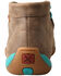 Image #4 - Twisted X Women's Inlay Chukka Driving Mocs, Brown, hi-res