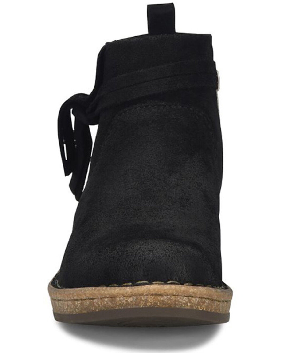 Image #4 - Born Women's Vaughn Tassel Fashion Booties - Round Toe, Black, hi-res