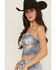 Image #2 - The Laundry Room Women's Boot Barn Exclusive Coors Light Denim Bustier, Blue, hi-res