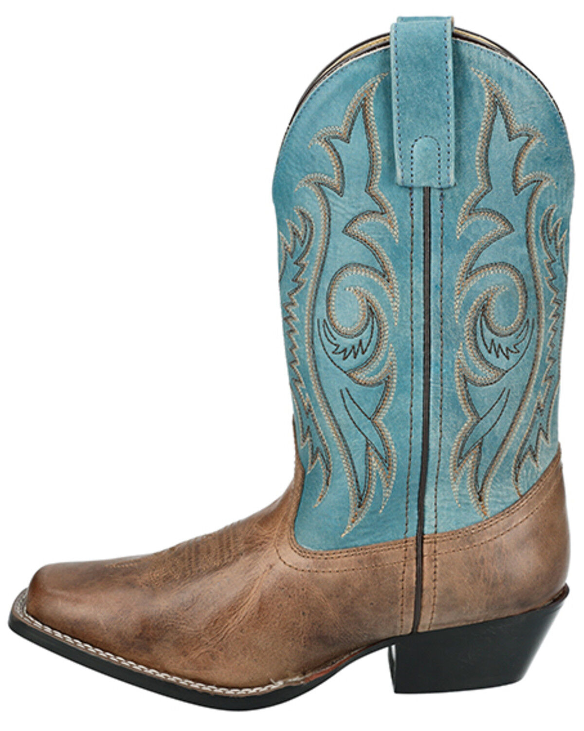 Image #3 - Smoky Mountain Women's Victoria Western Boots - Snip Toe, Brown, hi-res